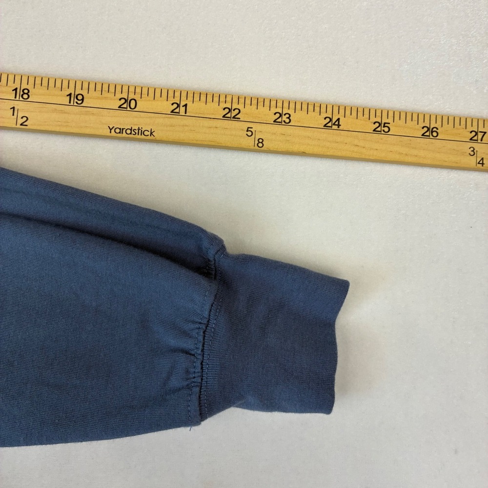 Ariat‎ Rebar Work T-Shirt Mens XL Blue Long Sleeve V-Neck Cotton Strong Graphic - Picture 8 of 9